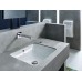 500.760.01.2 Geberit VariForm Раковина с установкой под столешницу прямоугольной формы, Т1=45х35 см, без отв. под смеситель, с отв. перелива 500.760.01.2