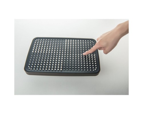 AQ3040BGM ПОЛАРИС душевая система (смеситель для ванны) 295х195 мм, оружейная сталь (шлиф. черный хром) AQ3040BGM