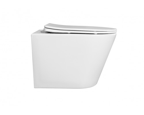 AQ1904T-00 ВЕГА Унитаз-компакт подвесной TORNADO 490360320мм, тонкое сиденье с механизмом плавного закрывания, крепеж AQ1904T-00
