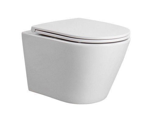 AQ1904T-00 ВЕГА Унитаз-компакт подвесной TORNADO 490360320мм, тонкое сиденье с механизмом плавного закрывания, крепеж AQ1904T-00