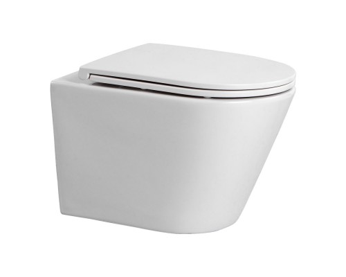 AQ1904T-00 ВЕГА Унитаз-компакт подвесной TORNADO 490360320мм, тонкое сиденье с механизмом плавного закрывания, крепеж AQ1904T-00
