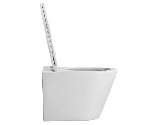 AQ1904T-00 ВЕГА Унитаз-компакт подвесной TORNADO 490360320мм, тонкое сиденье с механизмом плавного закрывания, крепеж AQ1904T-00