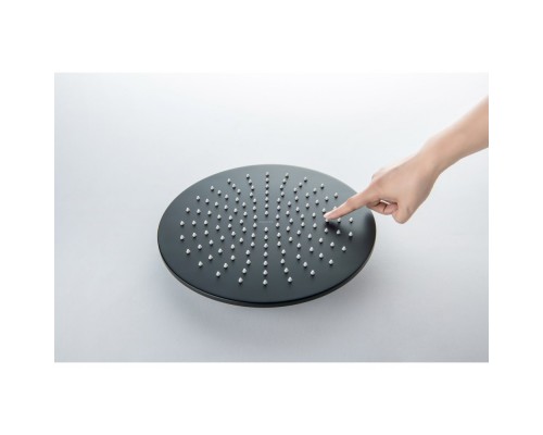 AQ2079MB круглый верхний душ 3007 мм, матовый черный AQ2079MB