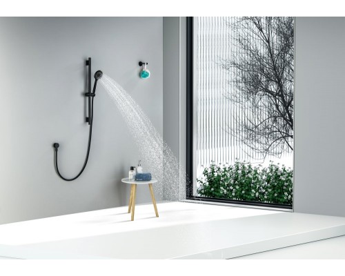 AQ2017MB БЕТТА душевой гарнитур 3jet 65 см, матовый черный AQ2017MB