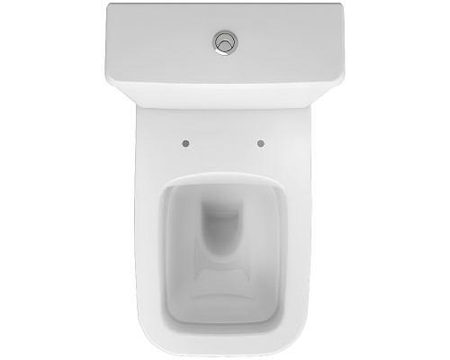 9843B003-7201 Напольный безободковый унитаз VitrA Polar, двурежимный механизм смыва 3/6 л, дюропластовое сиденье микролифт 9843B003-7201