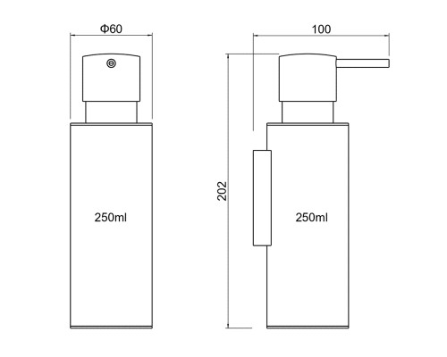 AQ4205BG ОБЕРОН дозатор, шлиф. золото AQ4205BG