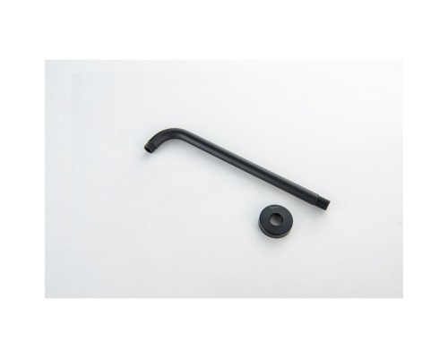 AQ2174MB держатель верхнего душа настенный 350 мм, матовый черный AQ2174MB