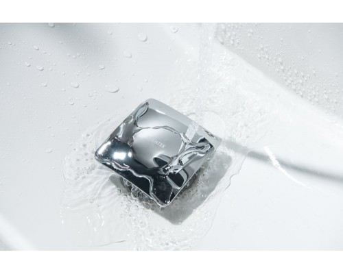 AQ6004CR сливной набор для раковины Push-open с переливом, крышка квадратная AQ6004CR