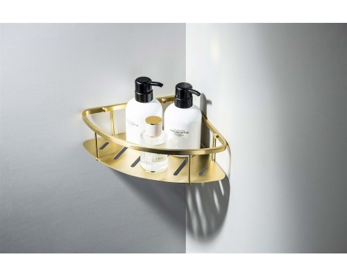 AQ4926BG угловая полка, шлиф. золото AQ4926BG