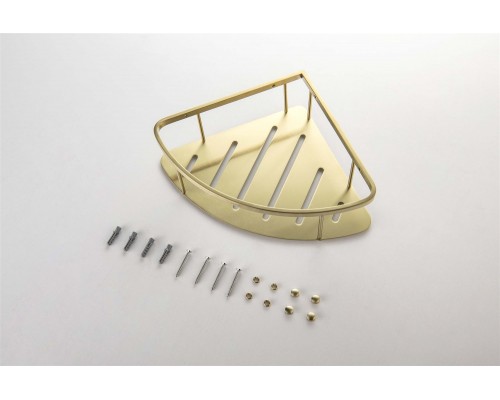 AQ4926BG угловая полка, шлиф. золото AQ4926BG