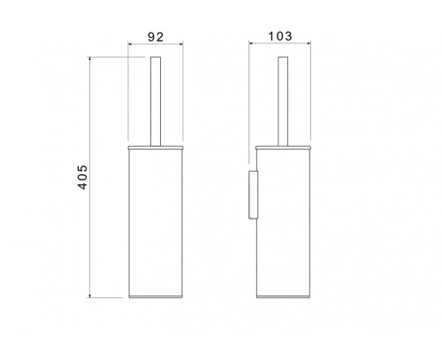 AQ4611BG ЕВРОПА ершик, шлиф. золото AQ4611BG