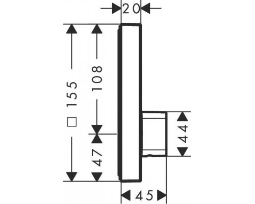 15768000S Set HG ShowerSelect смеситель для ванны (15768000+01800180) 15768000S
