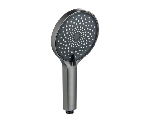 AQ1748BGM ЛУГАНО смеситель для ванны с душевым гарнитуром 3jet, оружейная сталь (шлиф. черный хром) AQ1748BGM