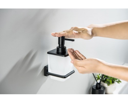AQ4305MB ЛИБРА дозатор, матовый черный AQ4305MB