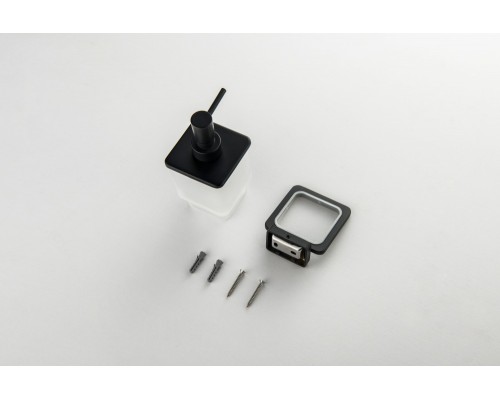 AQ4305MB ЛИБРА дозатор, матовый черный AQ4305MB