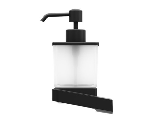 Дозатор для жидкого мыла (стекло) TD 231.20 черный X07P559