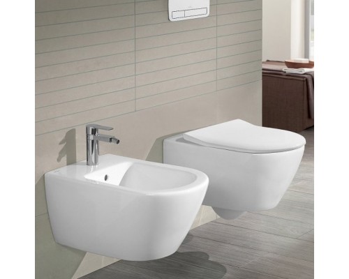 5614 R201 SUBWAY 2.0 Комбипак (5614R001 Унитаз 370х560, подвесной, DirectFlush + 9M78S101 Сиденье для унитаза, SlimSeat, Quick Release, Soft Closing) 5614R201