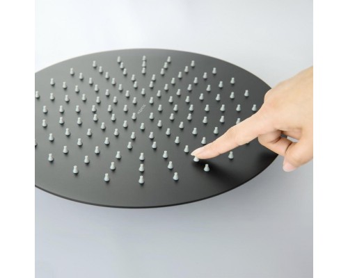 AQ2075MB круглый верхний душ 3002 мм, матовый черный AQ2075MB