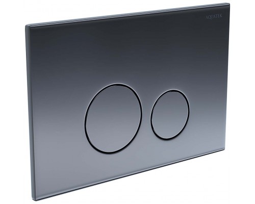 KDI-0000039 (023C) Панель смыва нержавеющая сталь, цвет оружейная сталь (клавиши круглые) KDI-0000039