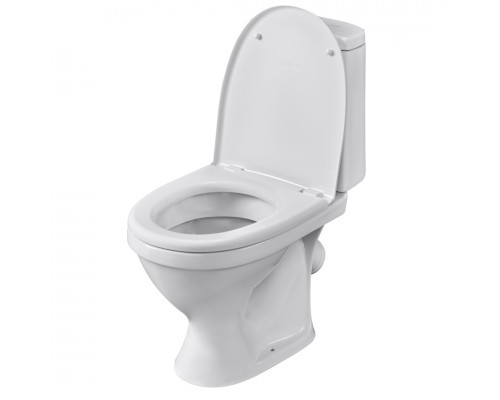 1P2054S0000BF Унитаз-компакт Прайм белый, сидение полипропилен (арт. 188012S0020B0), кос вып 1.P205.4.S00.00B.F