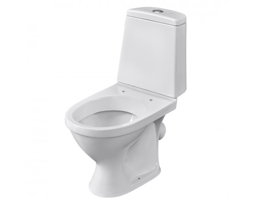 1P2054S0000BF Унитаз-компакт Прайм белый, сидение полипропилен (арт. 188012S0020B0), кос вып 1.P205.4.S00.00B.F