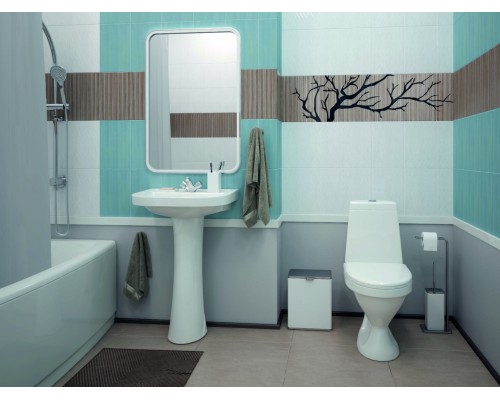 1P2054S0000BF Унитаз-компакт Прайм белый, сидение полипропилен (арт. 188012S0020B0), кос вып 1.P205.4.S00.00B.F