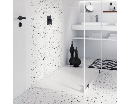 TVS125002000K5 ARCHITECTURA SQUARE Однорычажный смеситель скрытого монтажа, материал: Латунь, Чёрный (ДО ОКОНЧАНИЯ ОСТАТКОВ) TVS125002000K5