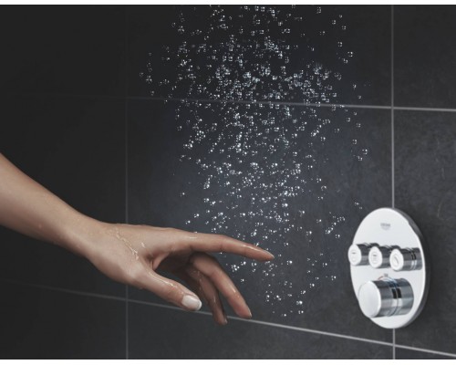 29121000 Grohtherm SmartControl Внешняя часть термостатического смесителя на 3 выхода, хром 29121000