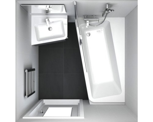 Ванна 10° 170х100 L белая C811000000