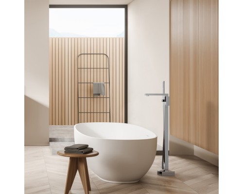 AQ1645CR ЛИБРА смеситель для ванны напольный AQ1645CR