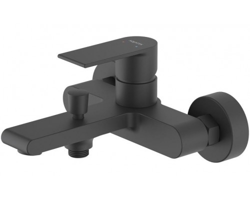 AQ1440MB ЛИРА смеситель для ванны, матовый черный AQ1440MB
