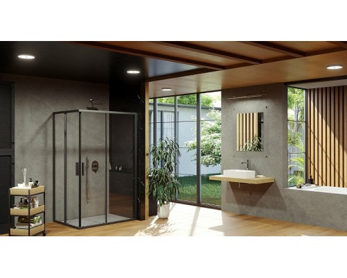 BLSRV2K-120 черный+Transparent, дверь для комбинации с дверью X1XMG0300Z1