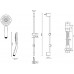 E32907-CP SALUTE душевой гарнитур 70 см E32907-CP