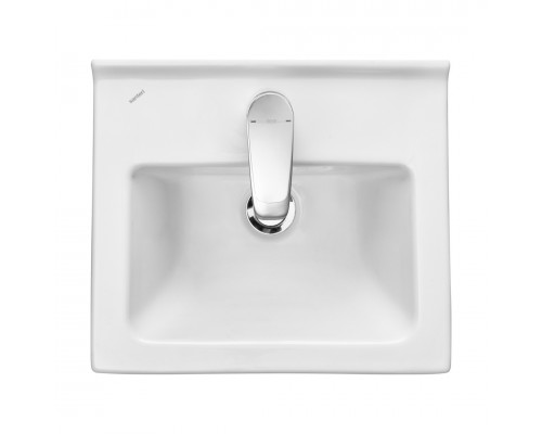 131177S0011B0 Умывальник Визит-40 с переливом белый (требуются кронштейны 1.8937.0.S99.980.5) 405х355 1.3117.7.S00.11B.0
