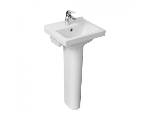 131177S0011B0 Умывальник Визит-40 с переливом белый (требуются кронштейны 1.8937.0.S99.980.5) 405х355 1.3117.7.S00.11B.0