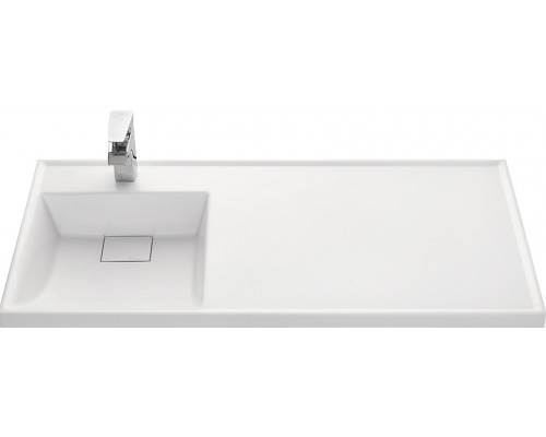 1A72833KLH01L Раковина Лондри 105 белая левая 1A72833KLH01L