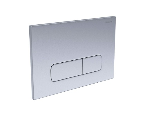 PNS-0000008 (002CQ) Панель смыва Хром матовая для INSP-0000001 Pneumo S (клавиши прямоугольная) PNS-0000008