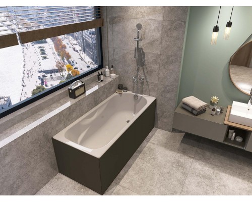 Wotte Comfort 1700х750х462 ванна чугунная c отверстиями для ручек (БП-э00д1476 ) Comfort 1700x750UR