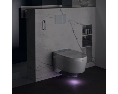 146.214.21.1 AquaClean Mera Comfort подвесной унитаз-биде, хромированная вставка 146.214.21.1