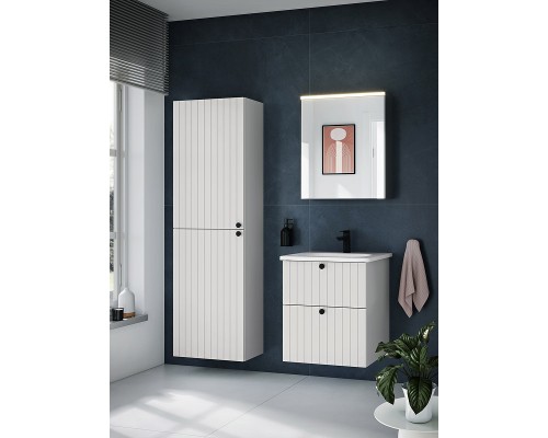 69415 Модуль Root Groove 60 см с круглой раковиной, 2 ящика, матовый белый 69415