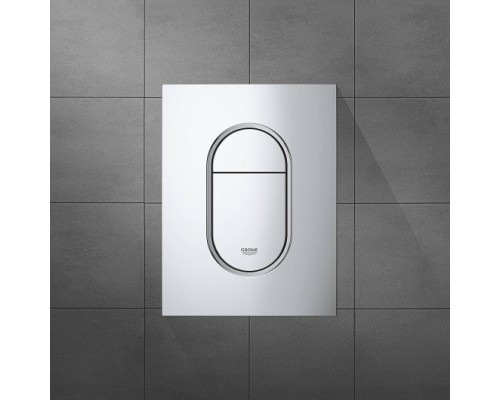 37624000 Arena Cosmopolitan Панель смыва для унитаза, размер S, хром 37624000