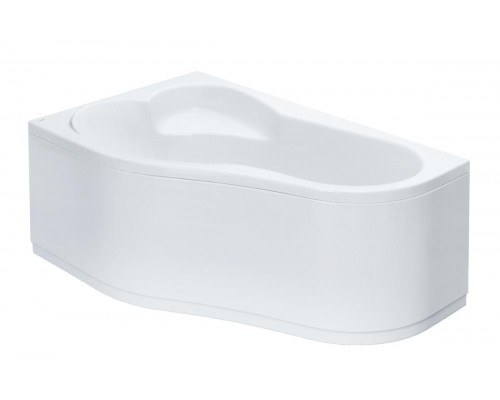 1.WH11.2.036 ИБИЦА XL 160х100 ванна асимметричная акриловая левосторонняя белая 1.WH11.2.036