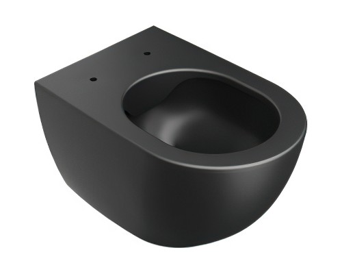 Унитаз подвесной Uni Chrome RimOFF (безободковый) ЧЕРНЫЙ X01794
