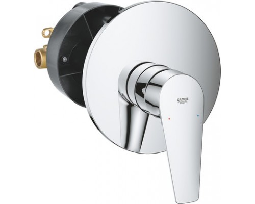 29078001 BauEdge Смеситель для душа (внешняя и встраиваемая части), хром (замена 29078000) 29078001