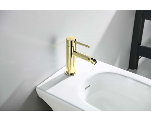 AQ1318BG ЕВРОПА смеситель для биде, шлиф. золото AQ1318BG