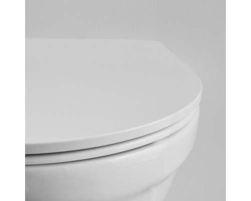 E77168-0 Modern Life крышка -сиденье дюропласт, плавное закрывание, белый E77168-0