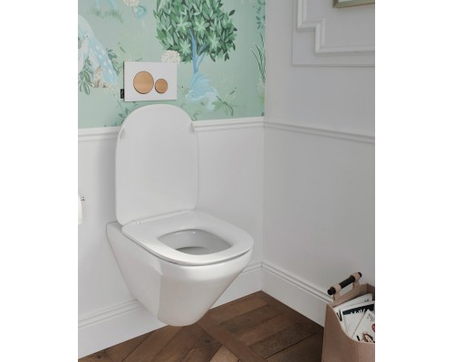 E77168-0 Modern Life крышка -сиденье дюропласт, плавное закрывание, белый E77168-0