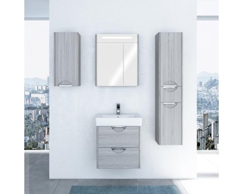 1A2117K1SIW60 Набор: 1A211701SIW60 Тумба-умывальник Сильва 50 Дуб Фьорд/ 1WH302184 Раковина Нео 50 1A2117K1SIW60