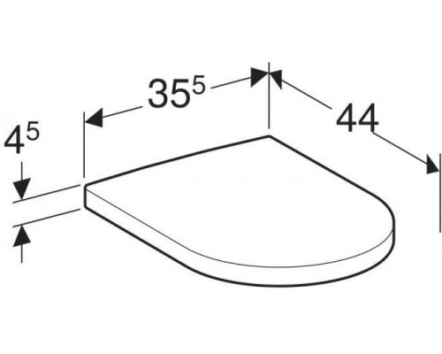 500.670.01.1 iCon Сиденье для унитаза (quick release, soft-close) 500.670.01.1