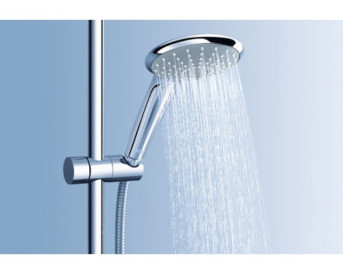 27225001 Euphoria Duo 110 Душевой гарнитур II, душевая штанга 900 мм, шланг 1750 мм, полочка, хром 27225001